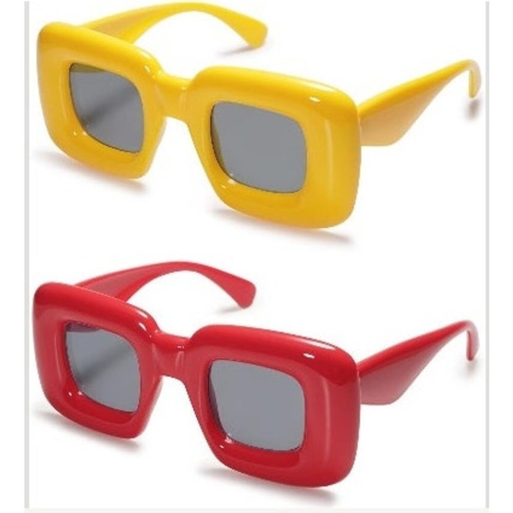 2 Pair of Cute Square Sunglasses